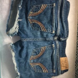 Hollister jean shorts